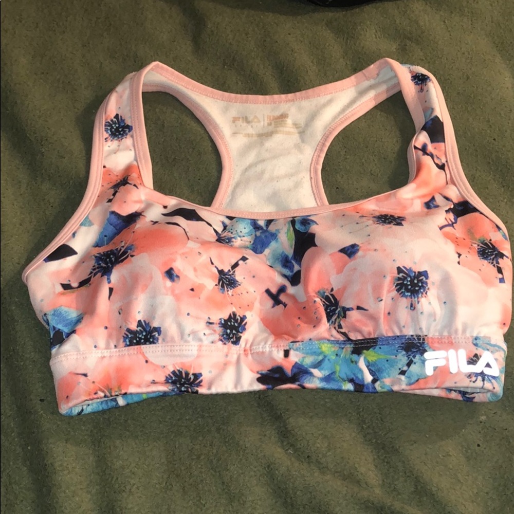 Cute Floral Sports Bra